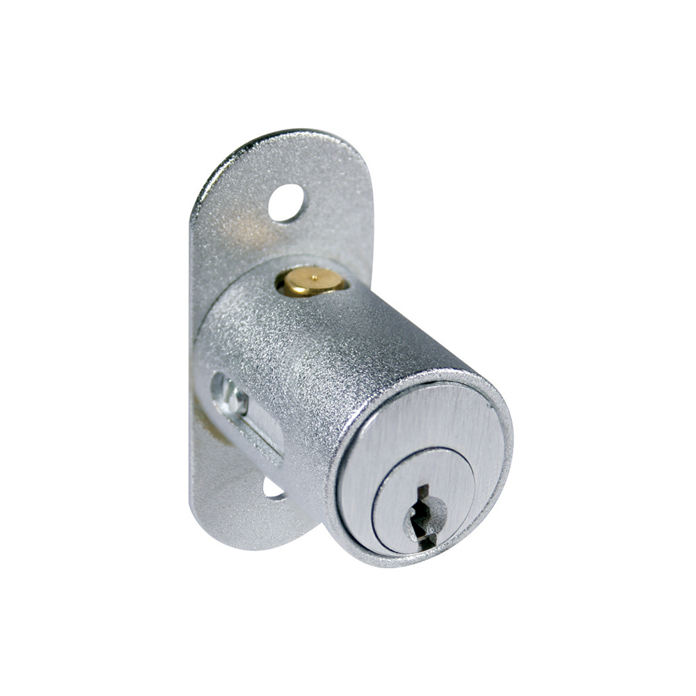 Sliding door lock, plunger style, 1-3/8″ – C8143