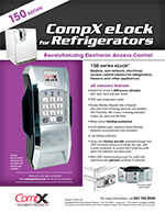 CompX eLock 150 series refrigerator/freezer – proximity card reader + keypad, left hand – 150-PRKP-FRG-L thumbnail image