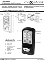CompX eLock 150 series cabinet – proximity card reader + keypad – 150-PRKP-CAB thumbnail image