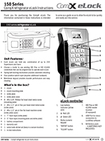 CompX eLock 150 series refrigerator/freezer – proximity card reader + keypad, left hand – 150-PRKP-FRG-L thumbnail image