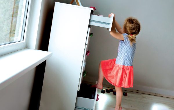 CompX Timberline's system 350 and system 400 are anti-tip systems that help keep furniture from tipping over
